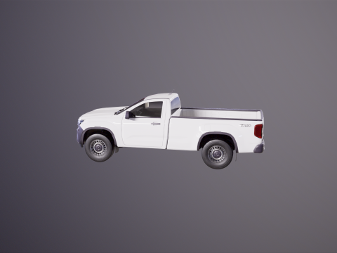 VW Amarok 2024 Base Single Cab 3D Model