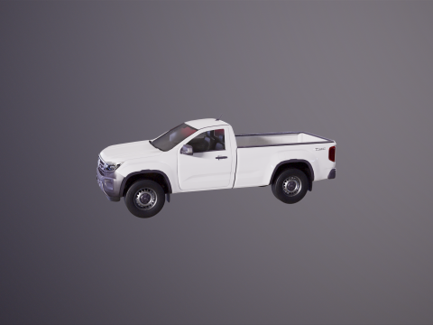 VW Amarok 2024 Base Single Cab 3D Model