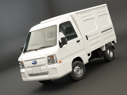 Subaru Sambar 2011 Furgone Modello 3D