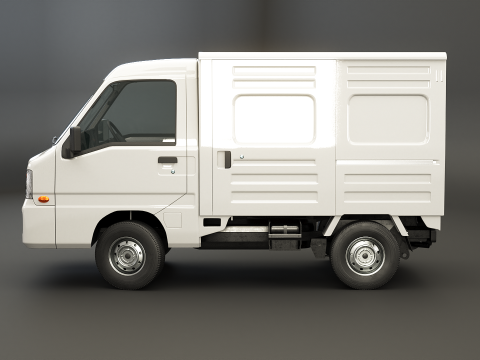 Subaru Sambar 2011 Panel Van 3D Model