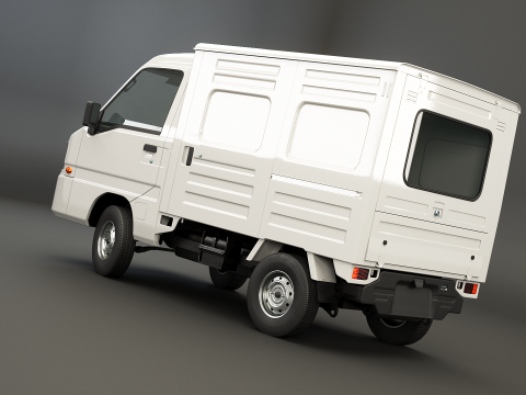 Subaru Sambar 2011 Panel Van 3D Model