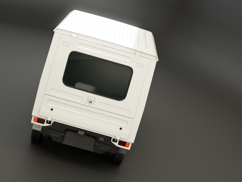 Subaru Sambar 2011 Panel Van 3D Model