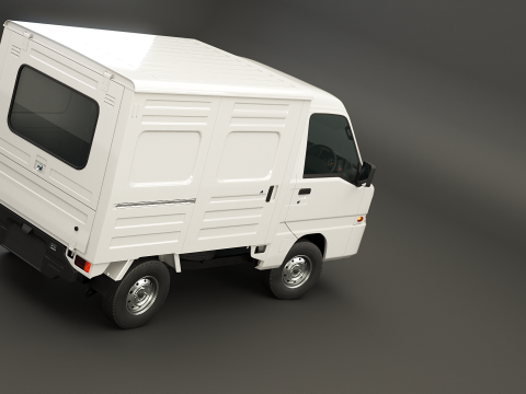 Subaru Sambar 2011 Panel Van 3D Model