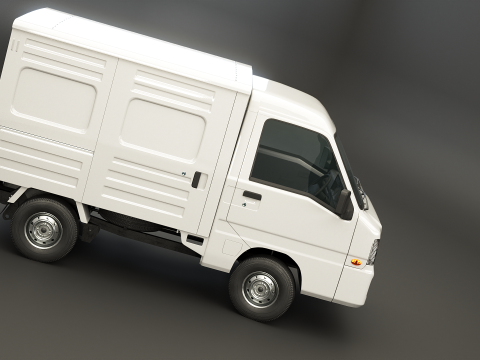 Subaru Sambar 2011 Panel Van 3D Model