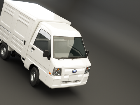 Subaru Sambar 2011 Panel Van 3D Model