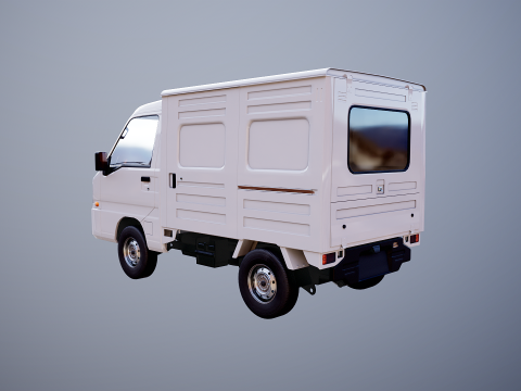 Subaru Sambar 2011 Panel Van 3D Model