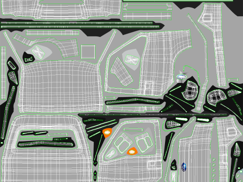 Subaru Sambar 2011 Panel Van 3D Model
