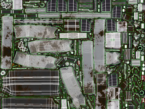 Vecchio rimorchio del semi-camion dell'autocisterna Modello 3D