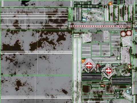 Vecchio rimorchio del semi-camion dell'autocisterna Modello 3D