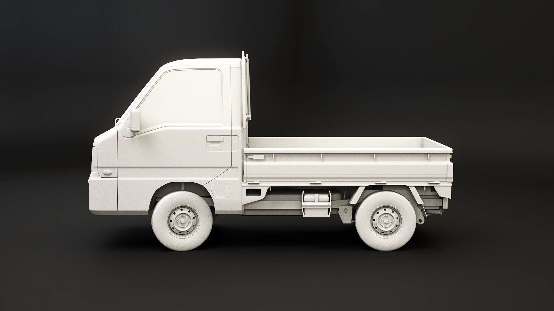 Subaru Sambar Kei Camion UT Modello 3D .c4d .max .obj .3ds .fbx .stl .blend