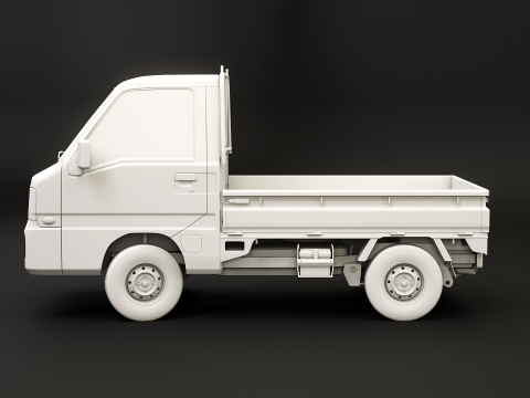 Subaru Sambar Kei Camion UT Modello 3D