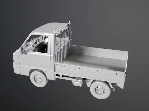 Subaru Sambar Kei Camion UT Modello 3D