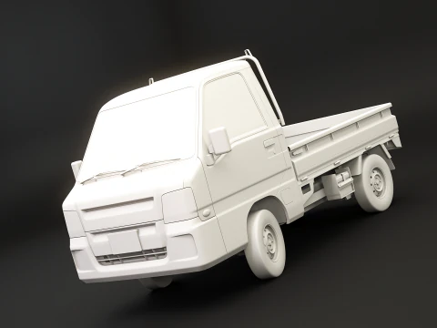 Subaru Sambar Kei Camion UT Modello 3D