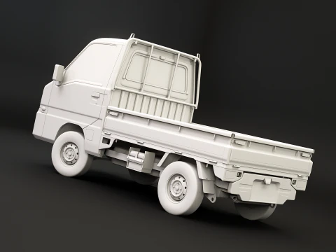 Subaru Sambar Kei Camion UT Modello 3D