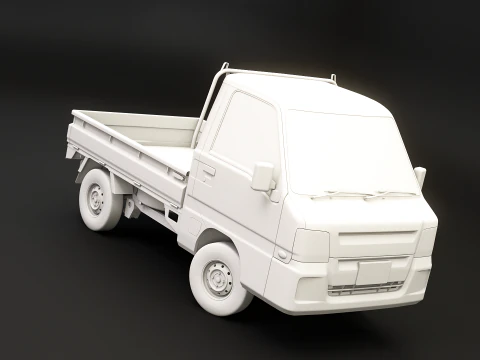 Subaru Sambar Kei Camion UT Modello 3D