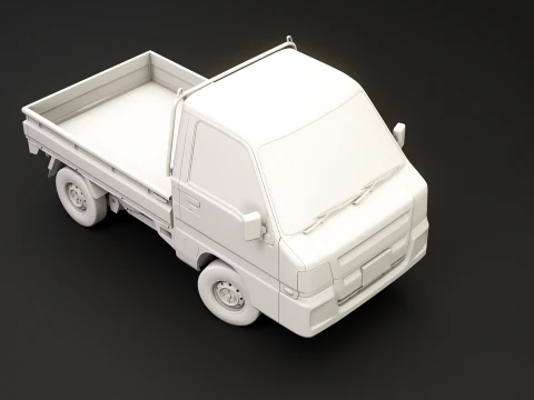 Subaru Sambar Kei Camion UT Modello 3D