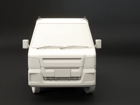 Subaru Sambar Kei Camion UT Modello 3D