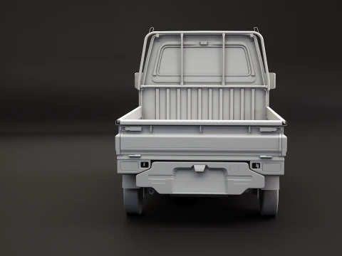 Subaru Sambar Kei Camion UT Modello 3D