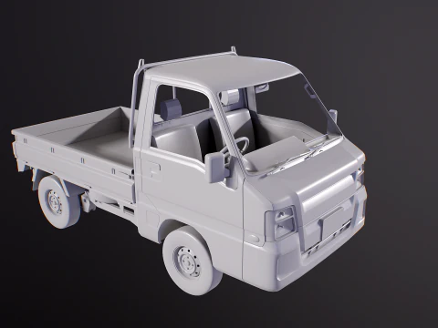 Subaru Sambar Kei Camion UT Modello 3D