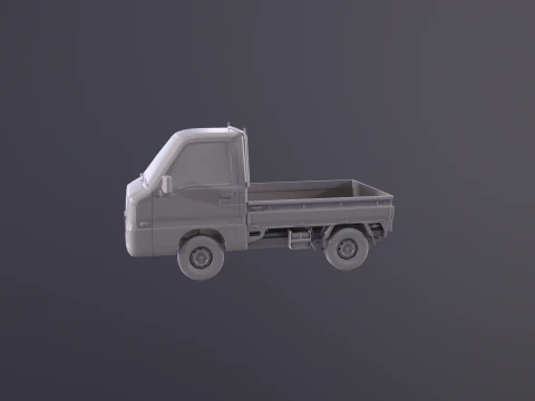 Subaru Sambar Kei Camion UT Modello 3D