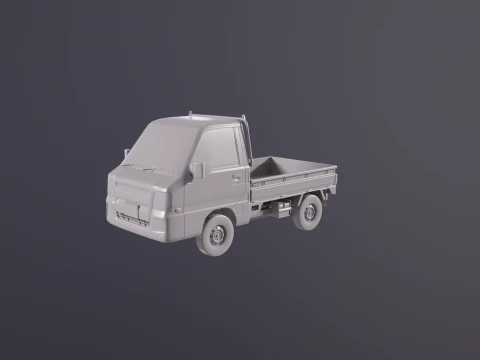 Subaru Sambar Kei Camion UT Modello 3D