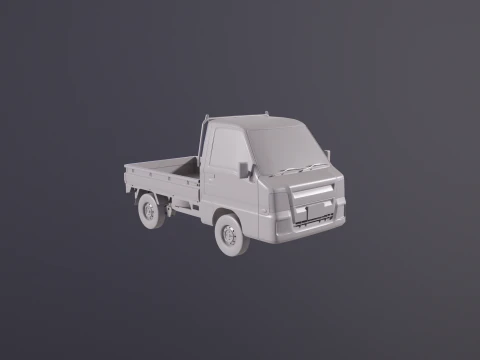 Subaru Sambar Kei Camion UT Modello 3D