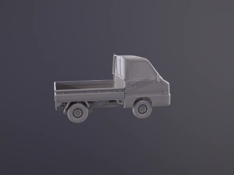 Subaru Sambar Kei Camion UT Modello 3D