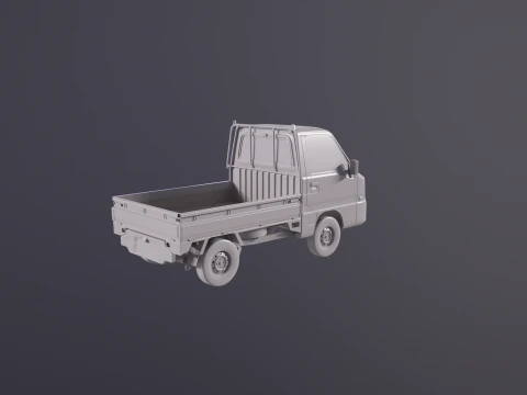 Subaru Sambar Kei Camion UT Modello 3D