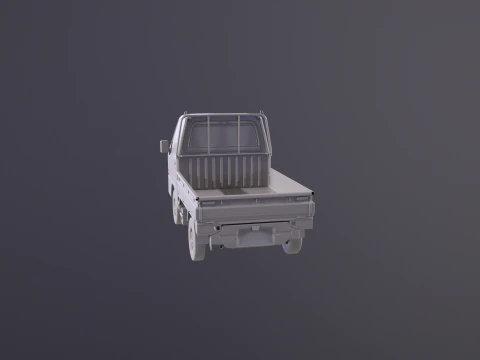 Subaru Sambar Kei Camion UT Modello 3D