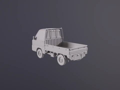 Subaru Sambar Kei Camion UT Modello 3D