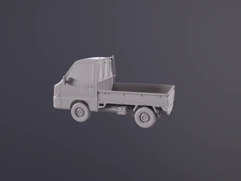 Subaru Sambar Kei Camion UT Modello 3D