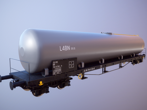 Vag&atilde;o-tanque Modelo 3D