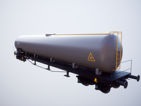 Vag&atilde;o-tanque Modelo 3D