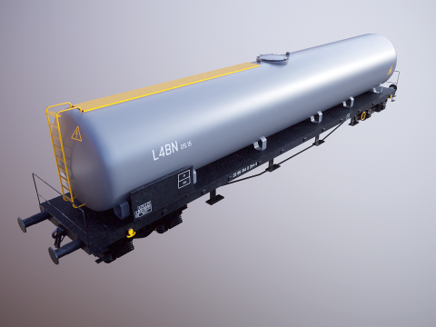 Vag&atilde;o-tanque Modelo 3D