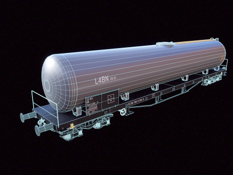 Vag&atilde;o-tanque Modelo 3D