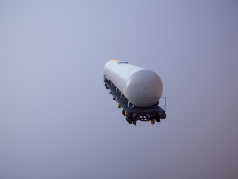 Vag&atilde;o-tanque Modelo 3D