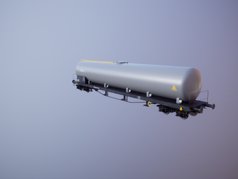 Vag&atilde;o-tanque Modelo 3D