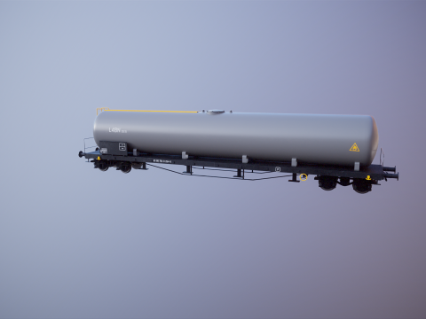 Vag&atilde;o-tanque Modelo 3D