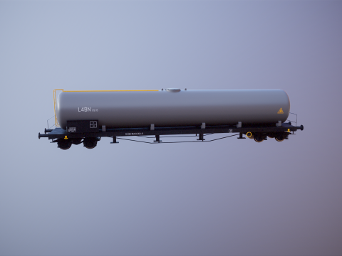 Vag&atilde;o-tanque Modelo 3D