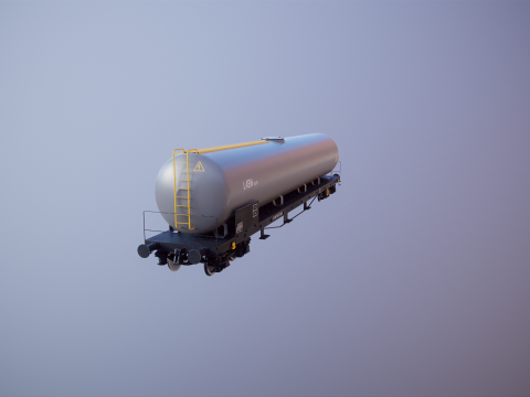 Vag&atilde;o-tanque Modelo 3D