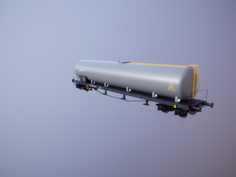 Vag&atilde;o-tanque Modelo 3D