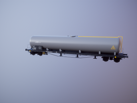 Vag&atilde;o-tanque Modelo 3D