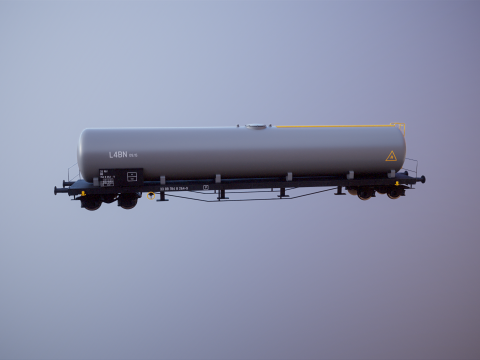 Vag&atilde;o-tanque Modelo 3D