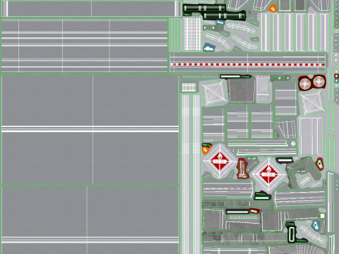 Rimorchio semi-camion cisterna Modello 3D