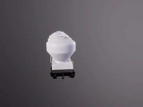 UGPPS Grain Hooper Railroad Car 3D Model