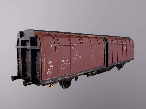 Vag&atilde;o de carga Hbblins usado Modelo 3D