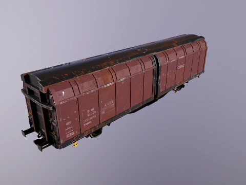 Vag&atilde;o de carga Hbblins usado Modelo 3D