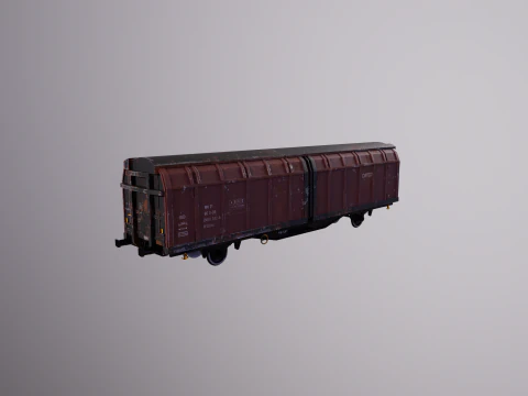 Vag&atilde;o de carga Hbblins usado Modelo 3D