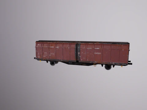 Vag&atilde;o de carga Hbblins usado Modelo 3D