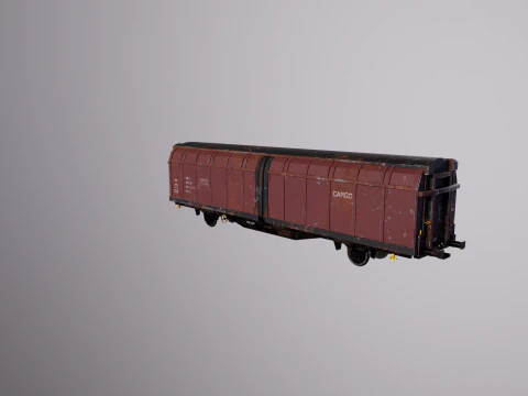 Vag&atilde;o de carga Hbblins usado Modelo 3D